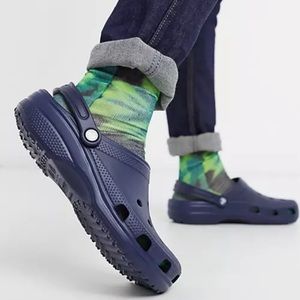 Navy Classic Crocs - M7/W9 - Worn Once!